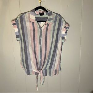 Sanctuary striped button down